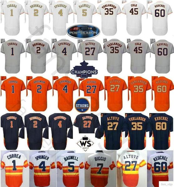 WS Champions Postseason Carlos Correa George Springer 27 Jose Altuve Nolan Ryan Alex Bregman Keuchel Justin Verlander Houston Jersey
WS Champions Postseason Carlos Correa George Springer 27 Jose Altuve Nolan Ryan Alex Bregman Keuchel Justin Verlander Houston Jersey