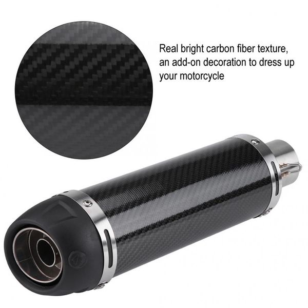 51 mm motorcycle exhaust muffler pipe, universal modified carbon fiber exhaust muffler adapter accessory car kit
51 mm motorcycle exhaust muffler pipe, universal modified carbon fiber exhaust muffler adapter accessory car kit