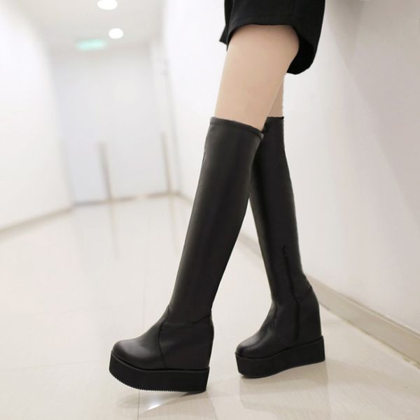 women's boots pu leather over the knee boots knight black knee high botas feminina na297
women's boots pu leather over the knee boots knight black knee high botas feminina na297