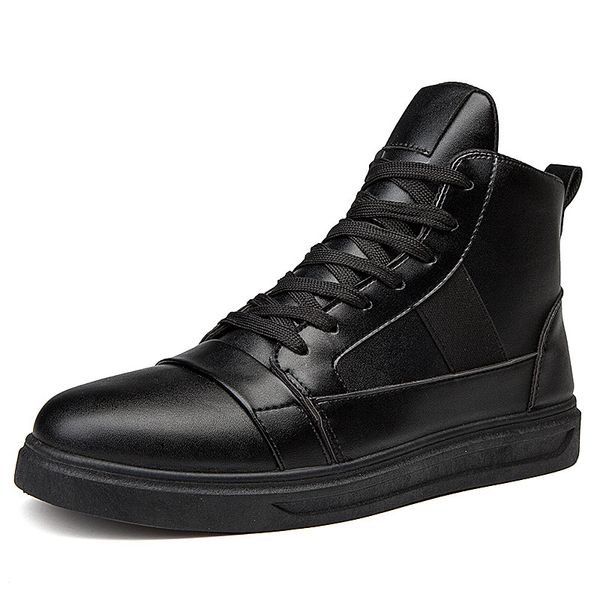 new products autumn men all black and white with pattern high-board shoe korean-style trend high state casual leather shoes
new products autumn men all black and white with pattern high-board shoe korean-style trend high state casual leather shoes