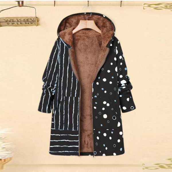 autumn winter double pockets print women parka 5xl plus size hooded long sleeve women jackets coats zipper parkas woman 2019#3, Black
autumn winter double pockets print women parka 5xl plus size hooded long sleeve women jackets coats zipper parkas woman 2019#3, Black