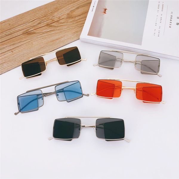 women small rectangle sun glasses street patting metal sunglasses ladies narrow uv400 shades eyewear punk sunglasses fml, White;black
women small rectangle sun glasses street patting metal sunglasses ladies narrow uv400 shades eyewear punk sunglasses fml, White;black