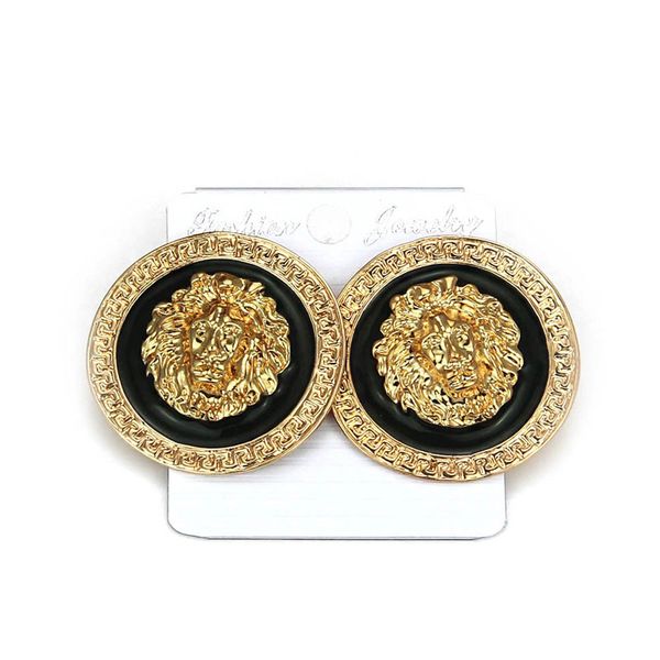 new fashion women girl gold silver lion head hip hop punk earring stud jewelry gift ing, Golden;silver
new fashion women girl gold silver lion head hip hop punk earring stud jewelry gift ing, Golden;silver