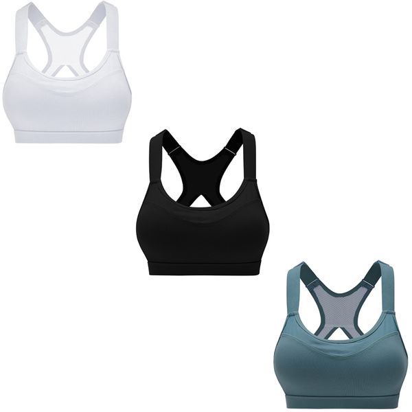 high stretch breathable sports bra adjustable spaghetti straps fitness women sport bra for running yoga gym, White;black
high stretch breathable sports bra adjustable spaghetti straps fitness women sport bra for running yoga gym, White;black