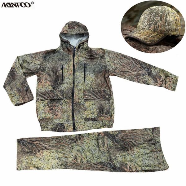 hunting sets spring autumn windproof boinic camouflage fishing suit men's outdoor hooded jacket pants wear-resistant tactical cloth, Camo
hunting sets spring autumn windproof boinic camouflage fishing suit men's outdoor hooded jacket pants wear-resistant tactical cloth, Camo