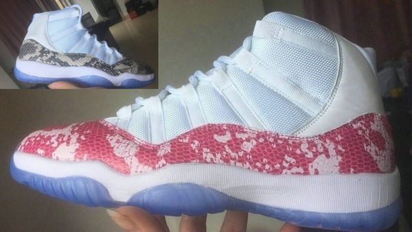 2019 new 11 xi pink snake skin men basketball shoes 11s grey snake skin mens sports sneakers designed light bone sail trainning
2019 new 11 xi pink snake skin men basketball shoes 11s grey snake skin mens sports sneakers designed light bone sail trainning