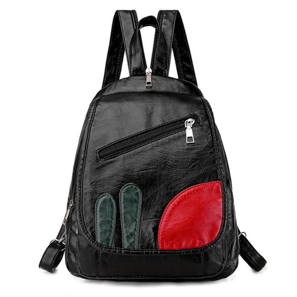 fashion hit color backpack soft pu leather printed women simple elegant school book bags travel shoulder crossbody bag mochila
fashion hit color backpack soft pu leather printed women simple elegant school book bags travel shoulder crossbody bag mochila