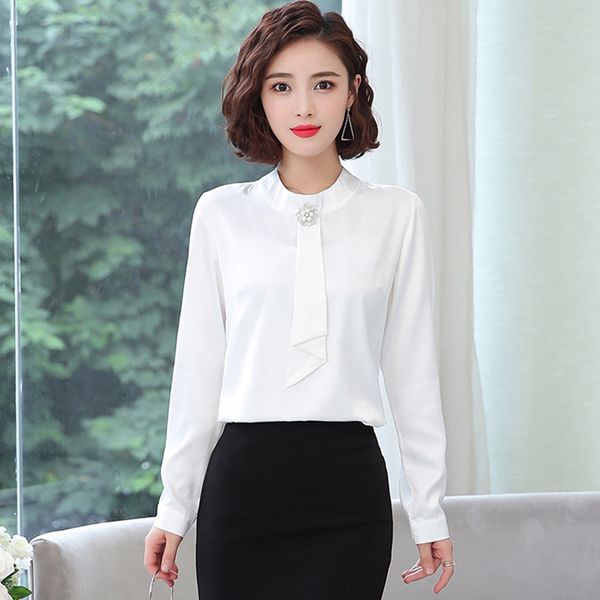 new model lady white chiffon blouses plus size s-4xl classic career women black office shirts
new model lady white chiffon blouses plus size s-4xl classic career women black office shirts