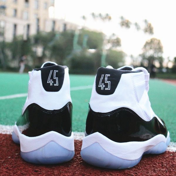 2019 новый 11 concord 45 черных белого xi женщина мужчины баскетбол обуви high cut открытых тренажёры мода спорт кроссовки размер 5.5-13
2019 новый 11 concord 45 черных белого xi женщина мужчины баскетбол обуви high cut открытых тренажёры мода спорт кроссовки размер 5.5-13