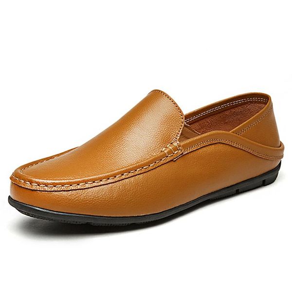 man shoes leather genuine slip on boat shoes men spring male driving footwear 2018 soft zapatos de hombre chaussure homme brown, Black
man shoes leather genuine slip on boat shoes men spring male driving footwear 2018 soft zapatos de hombre chaussure homme brown, Black