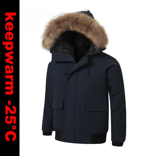 canada usa style new waterproof windser mens short model white duck down thick winter warm coat bomber parka -25 degree, Black
canada usa style new waterproof windser mens short model white duck down thick winter warm coat bomber parka -25 degree, Black