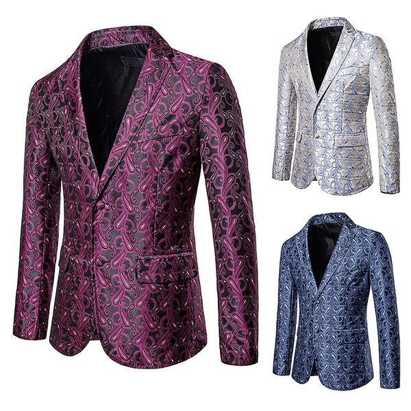 ouma 2019 autumn and winter new style fashion cashew printed two-button leisure suits for men x71, White;black
ouma 2019 autumn and winter new style fashion cashew printed two-button leisure suits for men x71, White;black