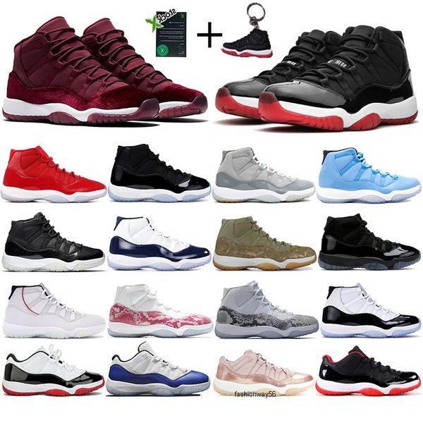 11s shoes new mens basketball jumpman 11 high heiress night maroon pantone bred concord 45 space jam men designer sneakers sport trainers
11s shoes new mens basketball jumpman 11 high heiress night maroon pantone bred concord 45 space jam men designer sneakers sport trainers