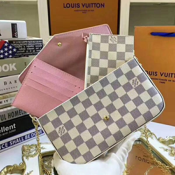 #57465 genuine leather pochette felicie 3pcs l brand v presbyopic women wallet fashion chain shoulder bag pochette mobile card holder purse
#57465 genuine leather pochette felicie 3pcs l brand v presbyopic women wallet fashion chain shoulder bag pochette mobile card holder purse