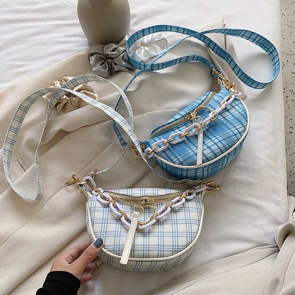 fanny pack for women 2020 summer fresh style plaid women's waist bag messenger small bag crossbody bags for women sac banane
fanny pack for women 2020 summer fresh style plaid women's waist bag messenger small bag crossbody bags for women sac banane