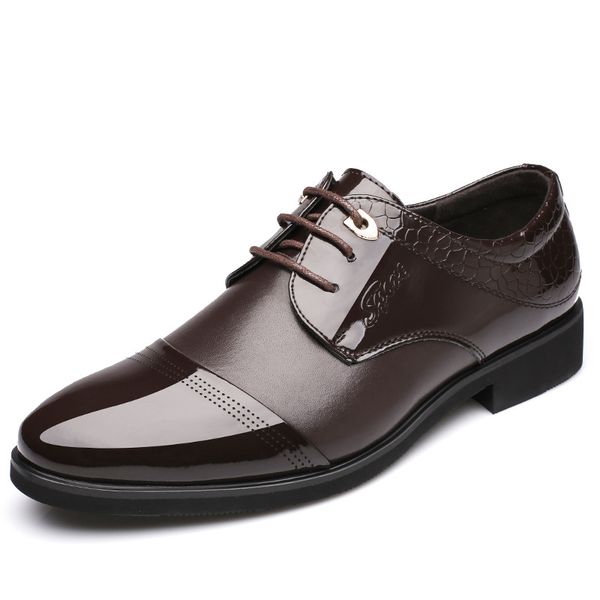 2018 fall new men business oxfords men dress shoes pointed toe carved italian formal shoes drop shipping, Black
2018 fall new men business oxfords men dress shoes pointed toe carved italian formal shoes drop shipping, Black
