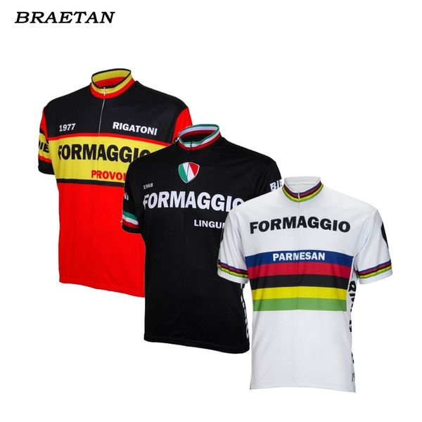 retro cycling jersey red black white summer short sleeve italy bike wear black jersey road cycling clothing braetan, Black;red
retro cycling jersey red black white summer short sleeve italy bike wear black jersey road cycling clothing braetan, Black;red