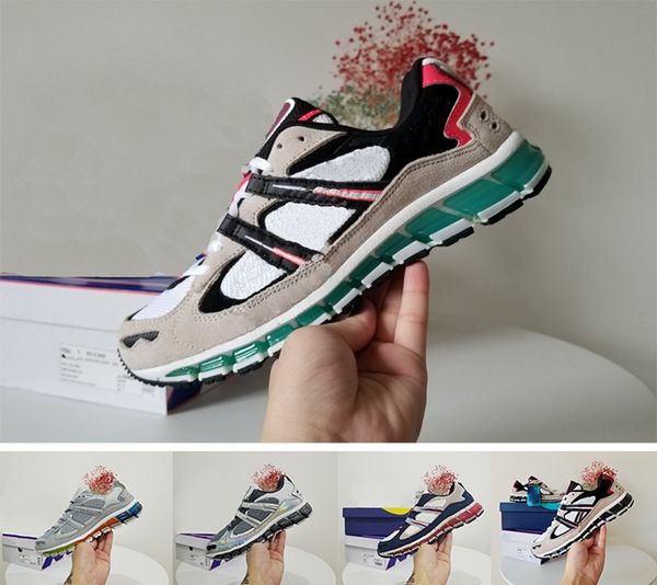 walking shoes gel-kayano 360 5 youth mens new running gel cushioning shoes white green students sneakers, Black