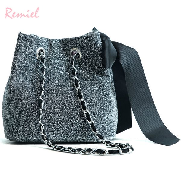 european fashion female bucket bag 2019 new velvet women's designer handbag ribbon bow chain shoulder messenger bag
european fashion female bucket bag 2019 new velvet women's designer handbag ribbon bow chain shoulder messenger bag