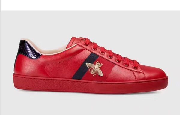 2020 fashion men women casual shoes luxury designer sneakers shoes genuine leather bee embroidered, Black
2020 fashion men women casual shoes luxury designer sneakers shoes genuine leather bee embroidered, Black