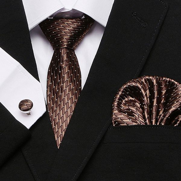 hot-end high set tie mens новоселье бизнес tie платок запонки, Silver;golden