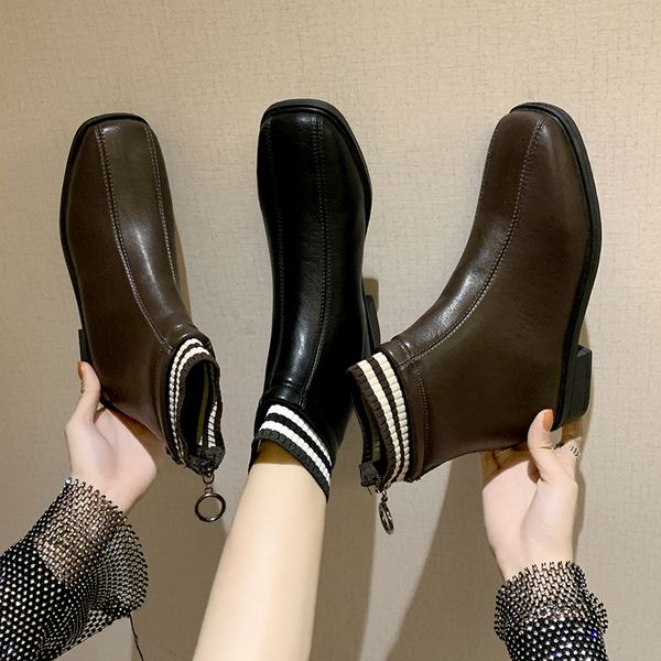 zipper brand women's shoes lace up boots-women booties ladies low heels booties winter footwear round toe fashion 2019, Black
zipper brand women's shoes lace up boots-women booties ladies low heels booties winter footwear round toe fashion 2019, Black