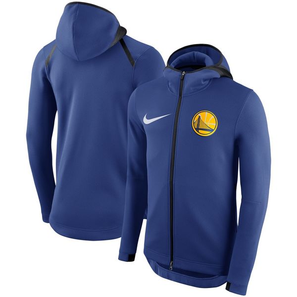 

2019 style men golden state warriors nba showtime therma flex performance full-zip hoodie-bule, Blue;black