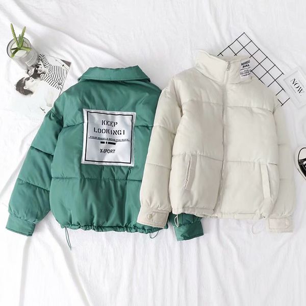 women winter jackets parkas 2019 fashion thick warm long sleeve jackets slim solid sweet for female, Black
women winter jackets parkas 2019 fashion thick warm long sleeve jackets slim solid sweet for female, Black