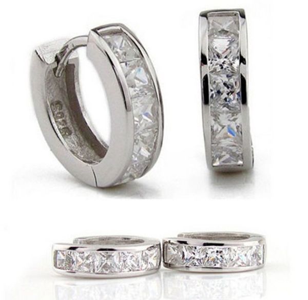 18k white gold plated crystal hoop earrings with swarovski, beautiful sparkling silver small hoops earring set, wedding anniversary fashion, Golden;silver
18k white gold plated crystal hoop earrings with swarovski, beautiful sparkling silver small hoops earring set, wedding anniversary fashion, Golden;silver