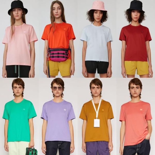 early spring new nordic niche ac cotton smile embroidery classic plain color women's short-sleeved t-shirt 13 colors, White
early spring new nordic niche ac cotton smile embroidery classic plain color women's short-sleeved t-shirt 13 colors, White