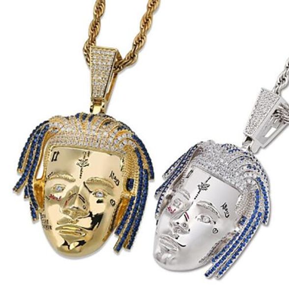 hip hop rapper xxxtentacion pendant necklace men iced out cz chains punk silver color charms jewelry gifts
hip hop rapper xxxtentacion pendant necklace men iced out cz chains punk silver color charms jewelry gifts
