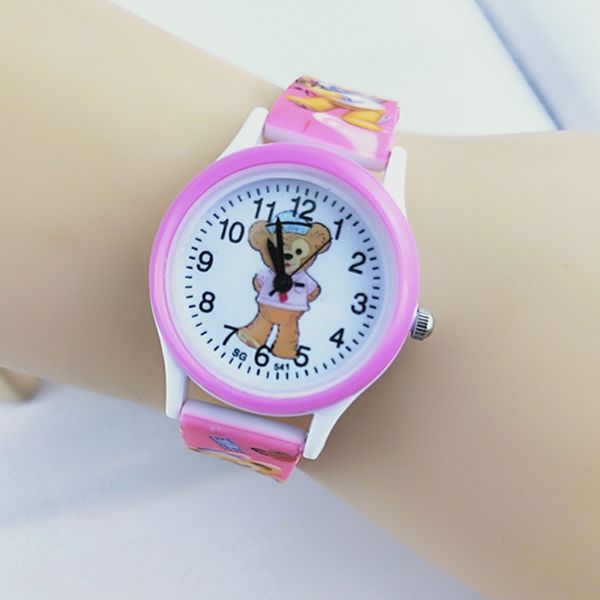 easy bear cartoon children's watch quartz kids watch girl boy not waterproof digital pointer children reloj, Blue
easy bear cartoon children's watch quartz kids watch girl boy not waterproof digital pointer children reloj, Blue