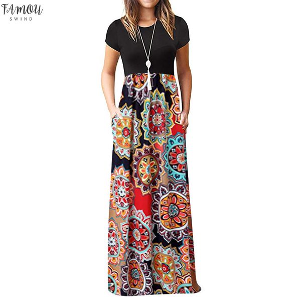 plus size summer dress women 2020 floral print bohemian dress short sleeve o neck beach boho dress vestidos verano 2020, Black;gray
plus size summer dress women 2020 floral print bohemian dress short sleeve o neck beach boho dress vestidos verano 2020, Black;gray