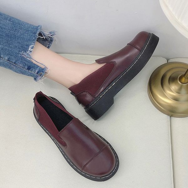 british style 2019 women shoes modis oxfords women's shallow mouth casual female sneakers all-match round toe slip-on preppy, Black
british style 2019 women shoes modis oxfords women's shallow mouth casual female sneakers all-match round toe slip-on preppy, Black