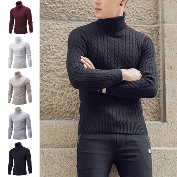 2020 men winter spring long sleeve high neck turtleneck warm sweater slim fit knitted pullover knitwear jumper, White;black
2020 men winter spring long sleeve high neck turtleneck warm sweater slim fit knitted pullover knitwear jumper, White;black