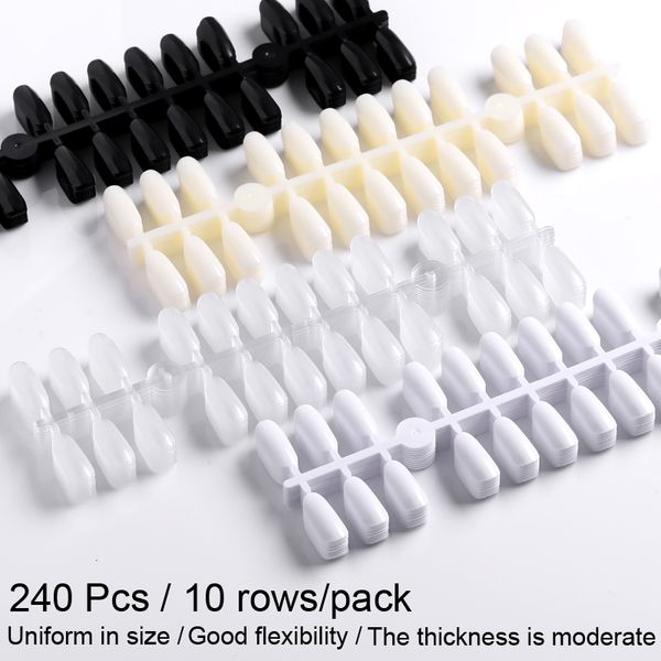 false nails 240 pcs white clear black nail tips french full cover removable elliptic card manicuring fake art uv gel tool, Red;gold
false nails 240 pcs white clear black nail tips french full cover removable elliptic card manicuring fake art uv gel tool, Red;gold