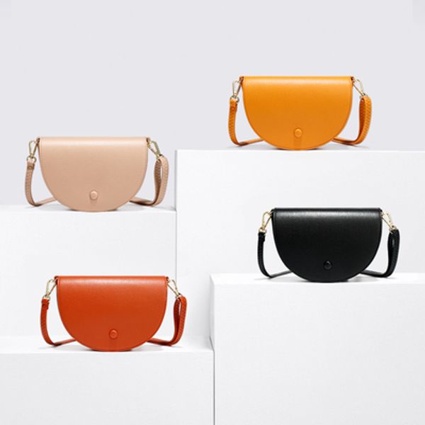 fashion solid saddle women's bag half moon shoulder bag high capacity purses bags for women 2020 new hasp crossbody
fashion solid saddle women's bag half moon shoulder bag high capacity purses bags for women 2020 new hasp crossbody