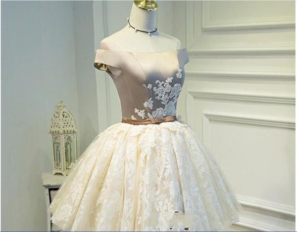 gorgeous short party dresses off the shoulder satin and lace cocktail dress with sash back lace up homecoming dress prom formal wear, Red
gorgeous short party dresses off the shoulder satin and lace cocktail dress with sash back lace up homecoming dress prom formal wear, Red