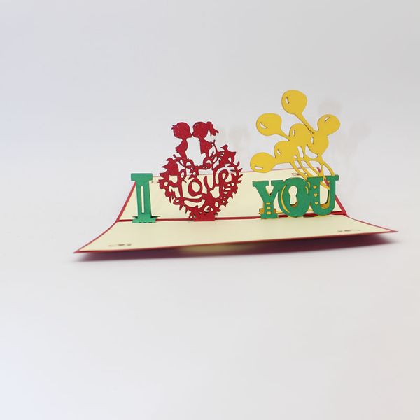 "i love you" handmade creative kirigami & origami 3d pop up greeting cards for wedding valentine's day ing
"i love you" handmade creative kirigami & origami 3d pop up greeting cards for wedding valentine's day ing