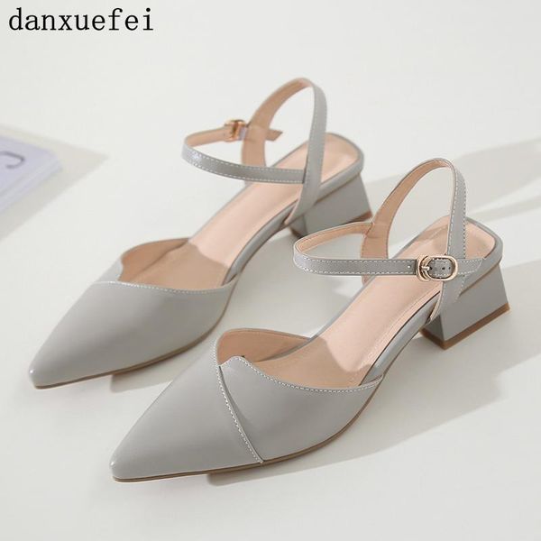 women's genuine leather ankle strap low heel sandals pointed toe elegant ladies summer dress pumps student style shoes for women, Black
women's genuine leather ankle strap low heel sandals pointed toe elegant ladies summer dress pumps student style shoes for women, Black