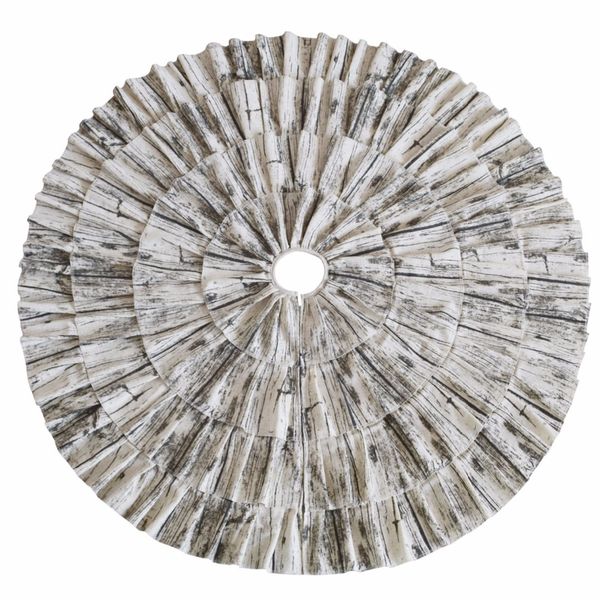 shimmer printed burlap creme ruffle trim rustic christmas tree skirt, 50 inches, holiday decoration
shimmer printed burlap creme ruffle trim rustic christmas tree skirt, 50 inches, holiday decoration