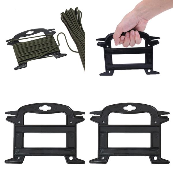 2 pieces spool tool paracord organizer with tidy holder parachute cord, paracord, wire - black color
2 pieces spool tool paracord organizer with tidy holder parachute cord, paracord, wire - black color