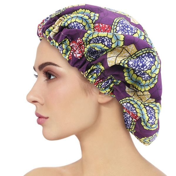 large satin lined bonnets women african pattern print fabric ankara bonnets night sleep hat ladies turban, Blue;gray
large satin lined bonnets women african pattern print fabric ankara bonnets night sleep hat ladies turban, Blue;gray