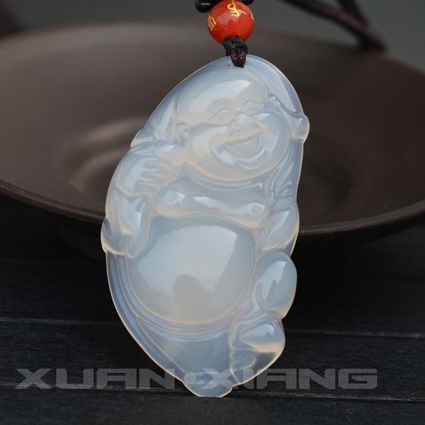 lockets drop women agate necklace pendant white chalcedony maitreya langhing duddha gift for men fine jewerly, Silver
lockets drop women agate necklace pendant white chalcedony maitreya langhing duddha gift for men fine jewerly, Silver