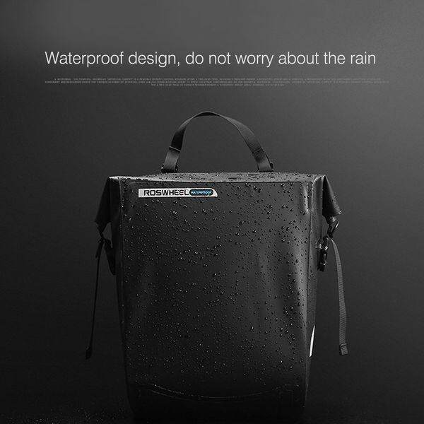 new bicycle unilateral luggage bag pvc full waterproof 20l large capacity bike rear rack carrier bag outdoor cycling pannier bag panniers
new bicycle unilateral luggage bag pvc full waterproof 20l large capacity bike rear rack carrier bag outdoor cycling pannier bag panniers