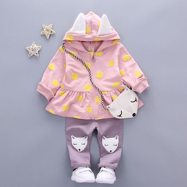 baby girl clothes toddler children's sets 2018 fashion flower print cute fox bag girls clothing girls clothes kids sets y190518, White
baby girl clothes toddler children's sets 2018 fashion flower print cute fox bag girls clothing girls clothes kids sets y190518, White