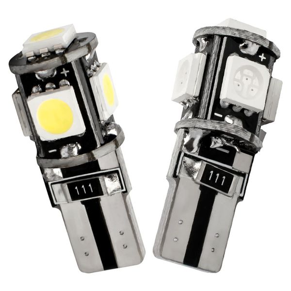 10pcs t10 5 smd led canbus error car interior lights w5w 194 5smd auto wedge tail side bulb license plat lamp 10x
10pcs t10 5 smd led canbus error car interior lights w5w 194 5smd auto wedge tail side bulb license plat lamp 10x
