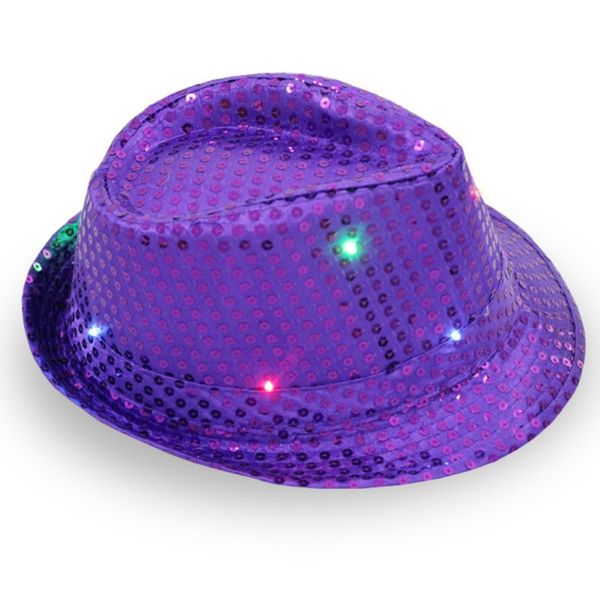 led hat light up sequin fedora hats jazz dance hats for men & women party and club
led hat light up sequin fedora hats jazz dance hats for men & women party and club