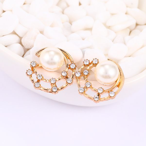 girls crystal pearl round stud earrings star stud earrings for women wedding jewelry fashion gift, Golden;silver
girls crystal pearl round stud earrings star stud earrings for women wedding jewelry fashion gift, Golden;silver