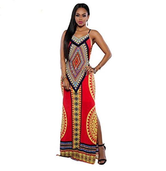 moxeay women bohemian floral print spaghetti strap backless long maxi dress, Black;gray
moxeay women bohemian floral print spaghetti strap backless long maxi dress, Black;gray